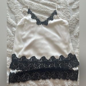 Worn once BCBGMaxAzria silk tank blouse. Size Med